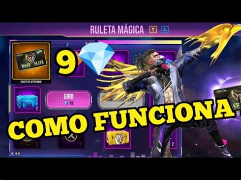 COMO SACAR PASE ELITE CON 9 DIAMANTES RULETA MÁGICA COMO FUNCIONA FADED