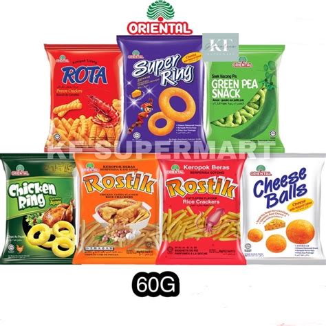 G Bigpack Oriental Super Ring Rota Prawn Green Pea Snack Shopee