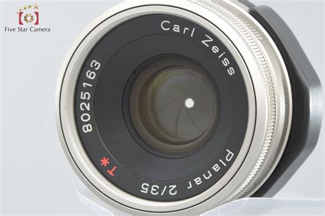 中古CONTAX コンタックス Carl Zeiss Planar 35mm f 2 T 中古カメラフィルムカメラを中心に