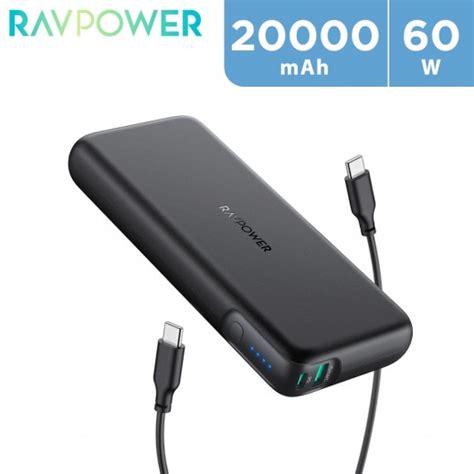 Ravpower Rp Pb201 Pd Pioneer 20000mah 60w 2 Port Portable Charger