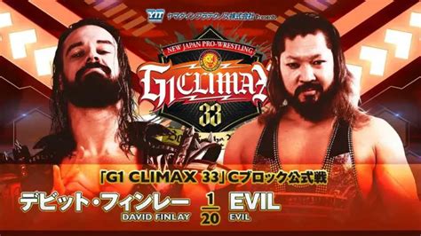 NJPW G1 Climax 33 Night 6 Results Live July 23 2023 ITN WWE