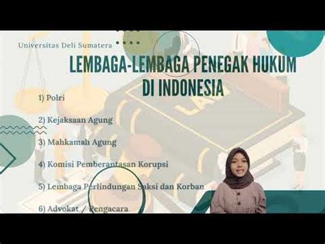 Presentasi Kelompok Penegakan Hukum Di Indonesia Youtube