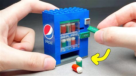 How To Make A Lego Pepsi Vending Machine Youtube