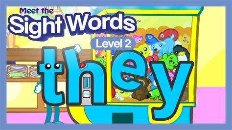 Meet The Sight Words Level 2 They Youtube