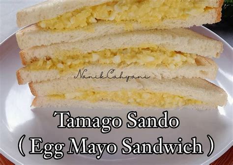 Resep Tamago Sando Egg Mayo Sandwich Oleh Nanik Cahyani Hernowo Cookpad