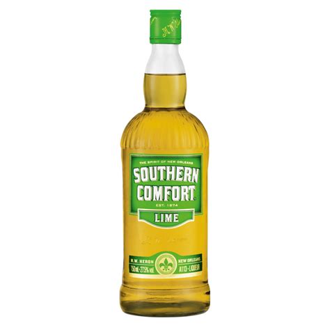 Southern Comfort Lime Liqueur Whisky 1x750ml Prestons Liquor Stores