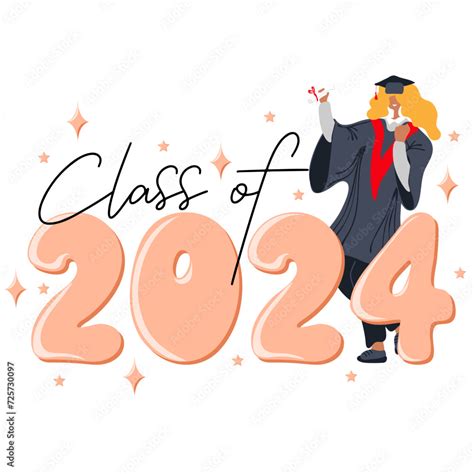 Vetor De Class Of Congratulations Handwritten Text With