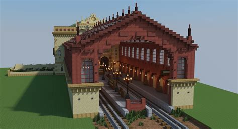 Train station : r/Minecraft