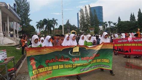 VIDEO Murid TK TPA Pangkalpinang Pawai Taaruf Menyambut Bulan Suci