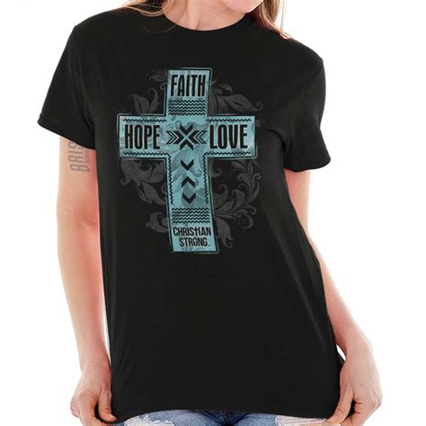 Faith Hope Love Heavy Cotton Tee | – Christian Strong