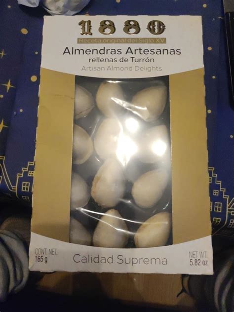 Almendras Artesanas Rellenas De Turr N De Crema A La Piedra