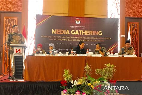 KPU Jatim Paparkan Tahapan Jelang Pemilu 2024 ANTARA News Jawa Timur