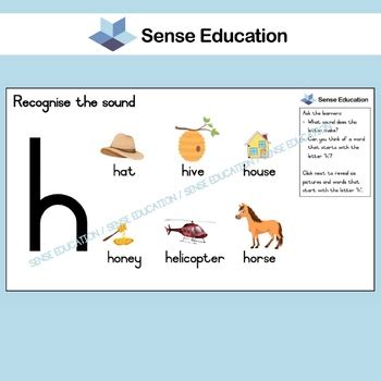 Phonics: h sound - Horse polo game by Sense Education SA | TPT