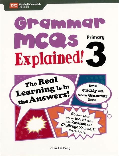 Marshall Cavendish Grammar Mcqs Explained Primary Lazada