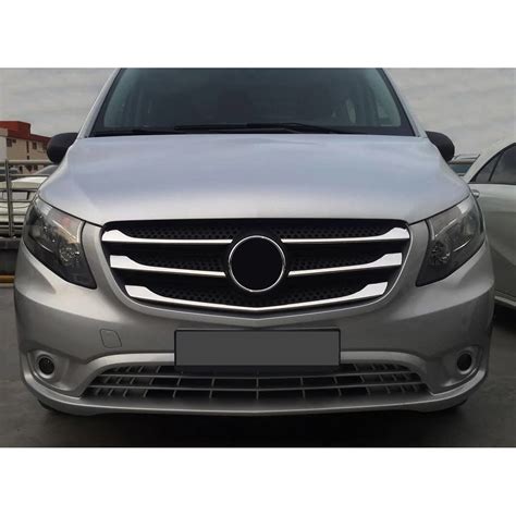 Ornamente Cromate Inox Pentru Grila Masca Fata Mercedes Benz Vito W447