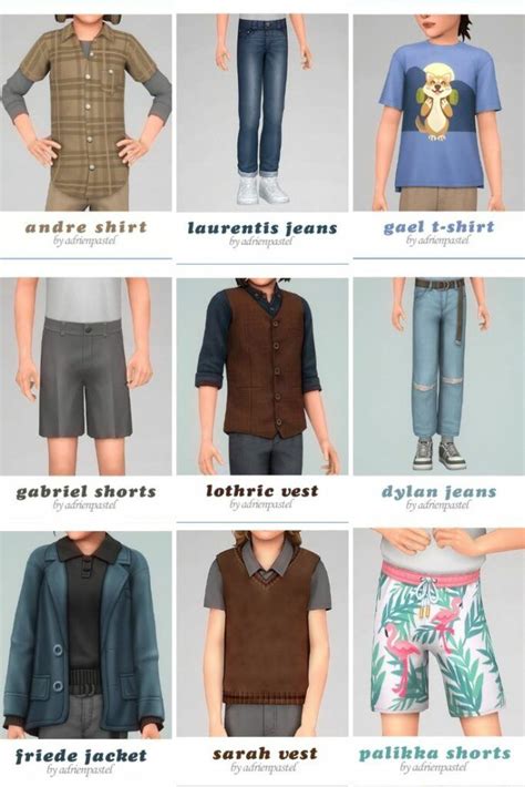 Best 12 The Ultimate List of Sims 4 Kids Clothes CC to Upgrade Your ...