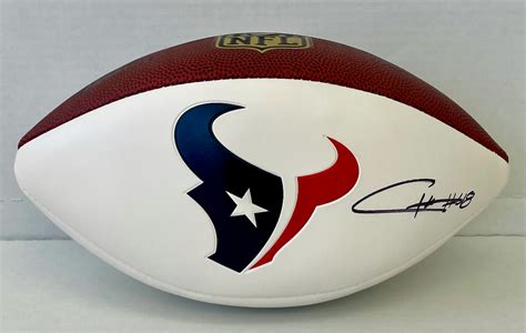 Charitybuzz: Christian Harris Autographed Houston Texans Football