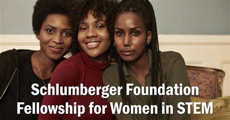 How to Apply for the Schlumberger Foundation Fellowship – STEM ...