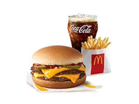 Mcdonalds Double Cheeseburger Meal