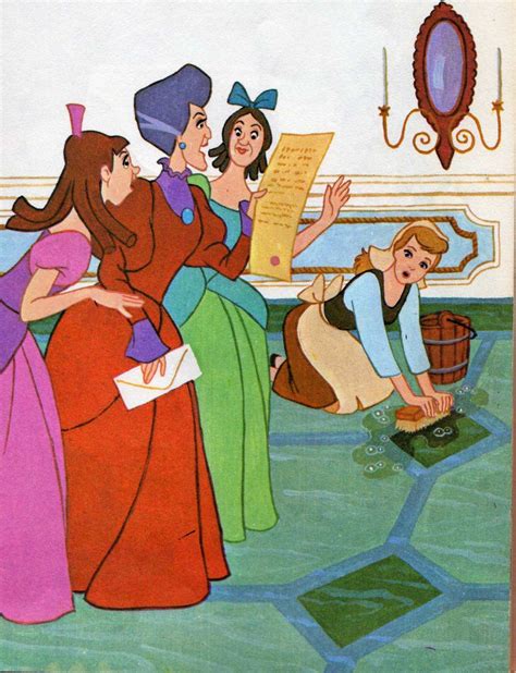 *ANASTASIA, LADY TREMAINE, DRIZELLA & CINDERELLA ~ Cinderella, released: 1950.....Invitation to ...