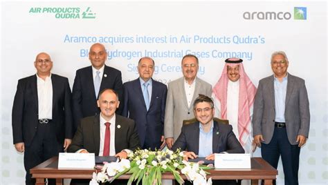 Aramco To Acquire Stake In Air Products Qudras Blue Hydrogen