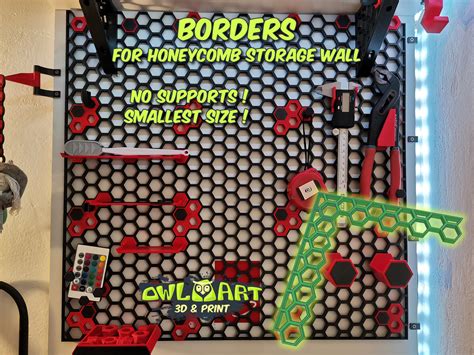 borders  honeycomb storage wall smallest size  owl art