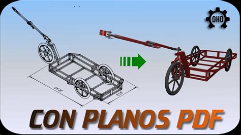 Trailer para bicicleta Carla Cargo Fabricación y planos PDF YouTube