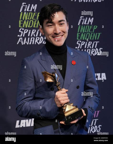 Los Angeles Usa 25th Feb 2024 Daniel Garber Winner Of The Best