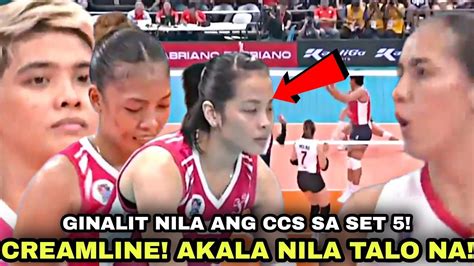 Creamline Akala Nila Talo Na Pero Power Defense Gumana Sa Last Set