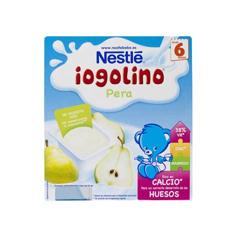 Postre L Cteo Iogolino Pera Nestl X G Botiqu N Sans