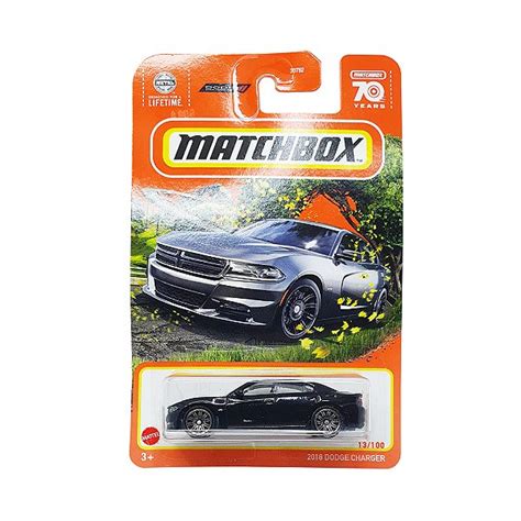 Matchbox 2018 Dodge Charger Preto Mini Hunts