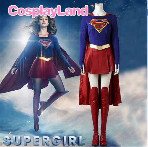 Supergirl Kost M Cosplay Outfit Superhero Supergirl Kara Zor El