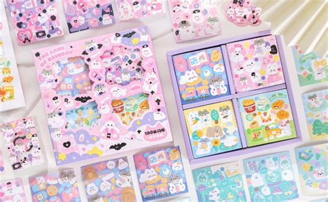 Amazon Siblymona Sheets Korean Deco Stickers Set Kpop Potocard