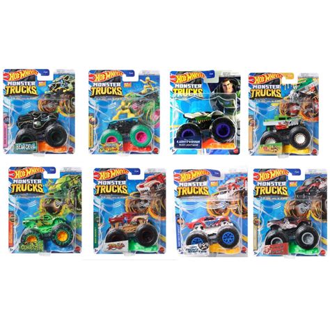 Hot Wheels Monster Trucks Sortido Escala Caminh O De Brinquedo