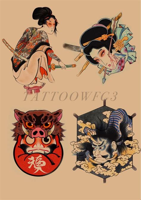 Pin by 王富贵 on 快速收藏 Traditional japanese tattoo designs Japanese