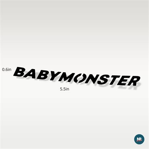 Babymonster Kpop Logo Chiquita Rora Ruka Pharita Asa Haram Vinyl Decal