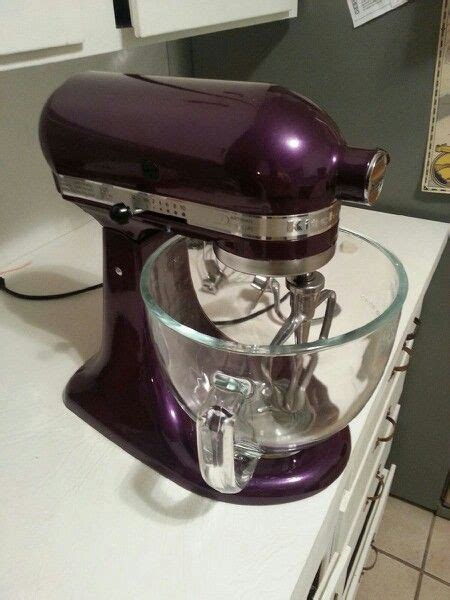 My Beautiful Plum Berry Kitchen Aid Stand Mixer Cant Wait To Break