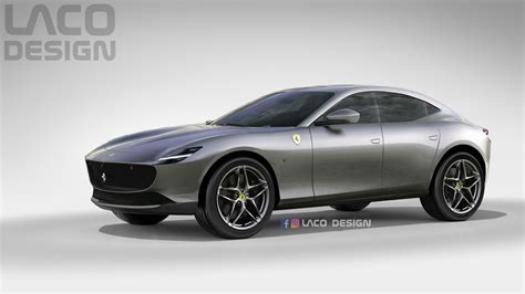 Ferrari Purosangue Rendering Is a Roma 4-Door SUV - autoevolution