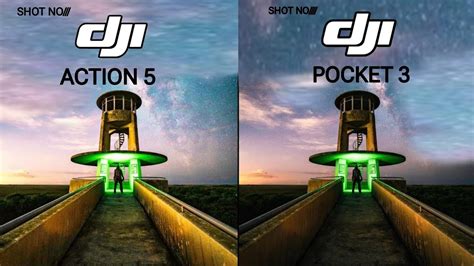 Dji Action 5 Vs Dji Osmo Pocket 3 Night Mode Camera Test Comparison