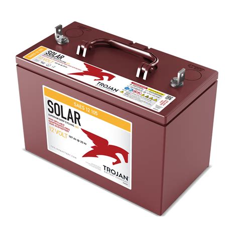 Trojan Saes 12 105 12v Solar Deep Cycle Agm Battery Voltloop Canada