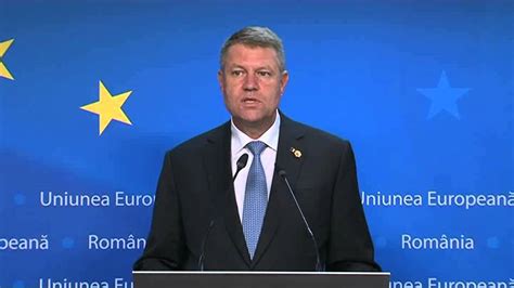 STIRIPESURSE RO Declaratii Klaus Iohannis după Consiliul European 23