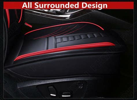 Pu Leather Full Surrounded 5 Seats Car Seat Covers Frontrear Protector Cushion 956411872432 Ebay