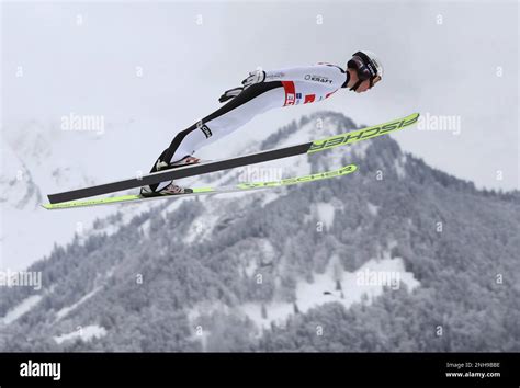 Jens Luraas Oftebro From Norway Jumps In The Scoring Jump For The