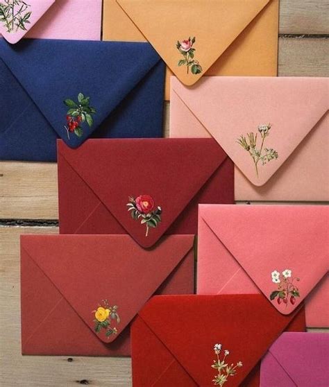 Sobres de colores para tus tarjetas de invitación