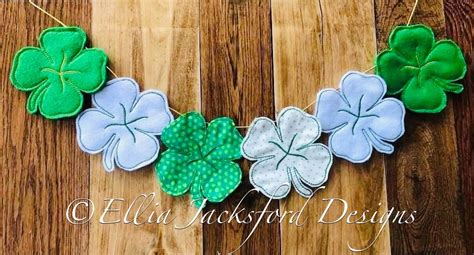 Shamrock Banner Set Products Swak Embroidery