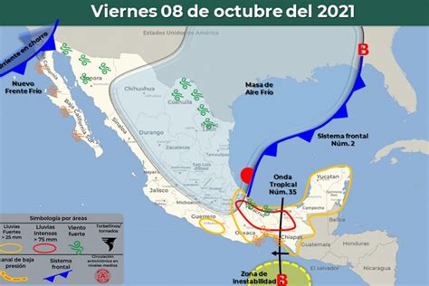 Clima para Cancún y el resto de Quintana Roo este 8 de octubre del 2021