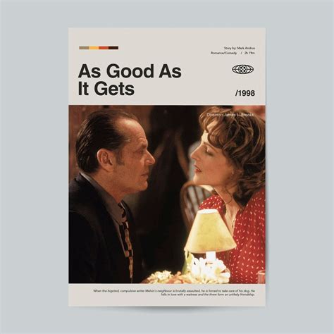 As Good as It Gets Movie Poster as Good as It Gets Movie - Etsy