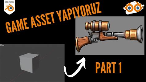 BLENDER DERSLERİ GAME ASSET NASIL YAPILIR PART 1 BLENDER TUTORİAL