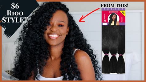 She Changed The Game Rand Diy Curly Crochet Braid Look With