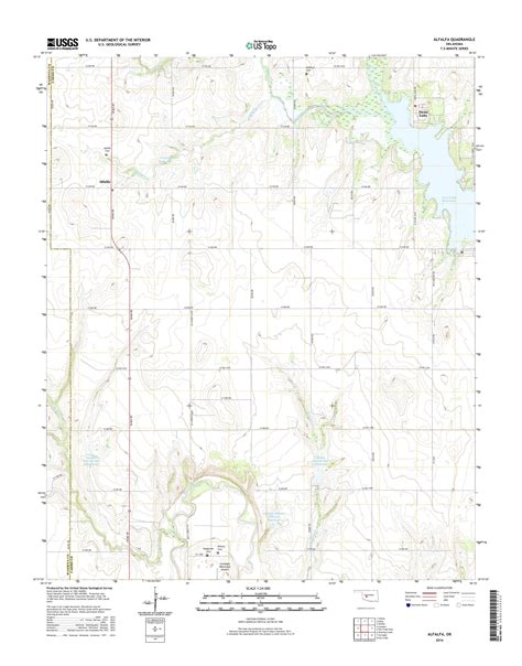 Mytopo Alfalfa Oklahoma Usgs Quad Topo Map